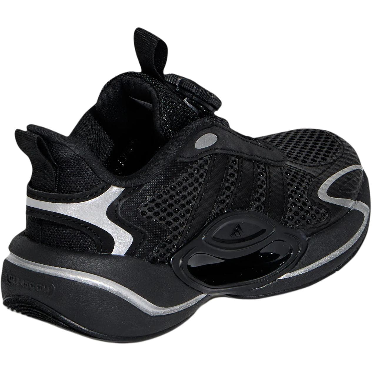 Кроссовки Adidas Galaxy Low Top Беговые Кроссовки Черные Детские - изображение 4