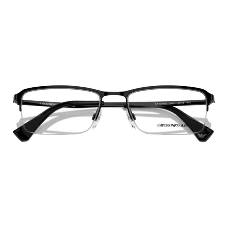 Оправа EMPORIO ARMANI Сплав Прямоугольные Очки с Диоптриями Мужские Ярко-черные - изображение 4