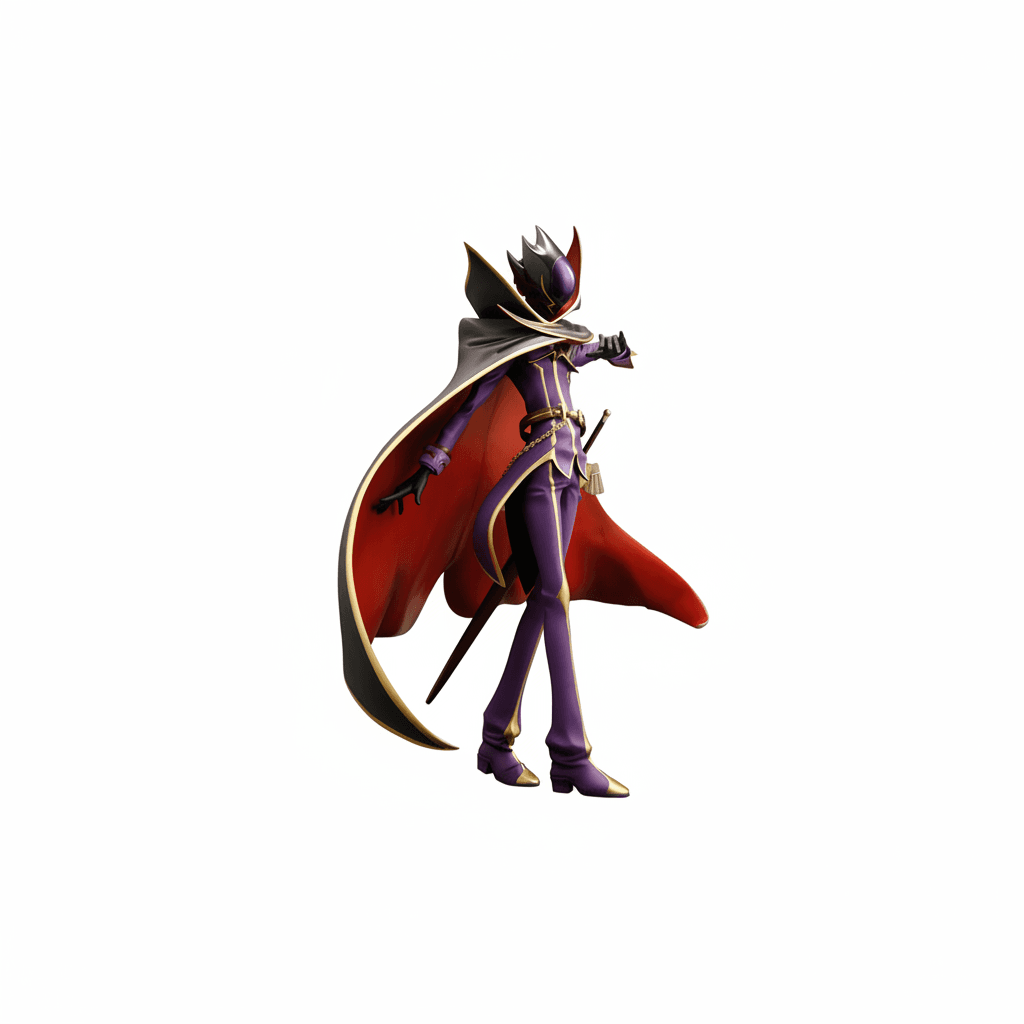 Фигурка MegaHouse Gem Zero Lelouch 10th Anniversary 24cm Figure - изображение 4