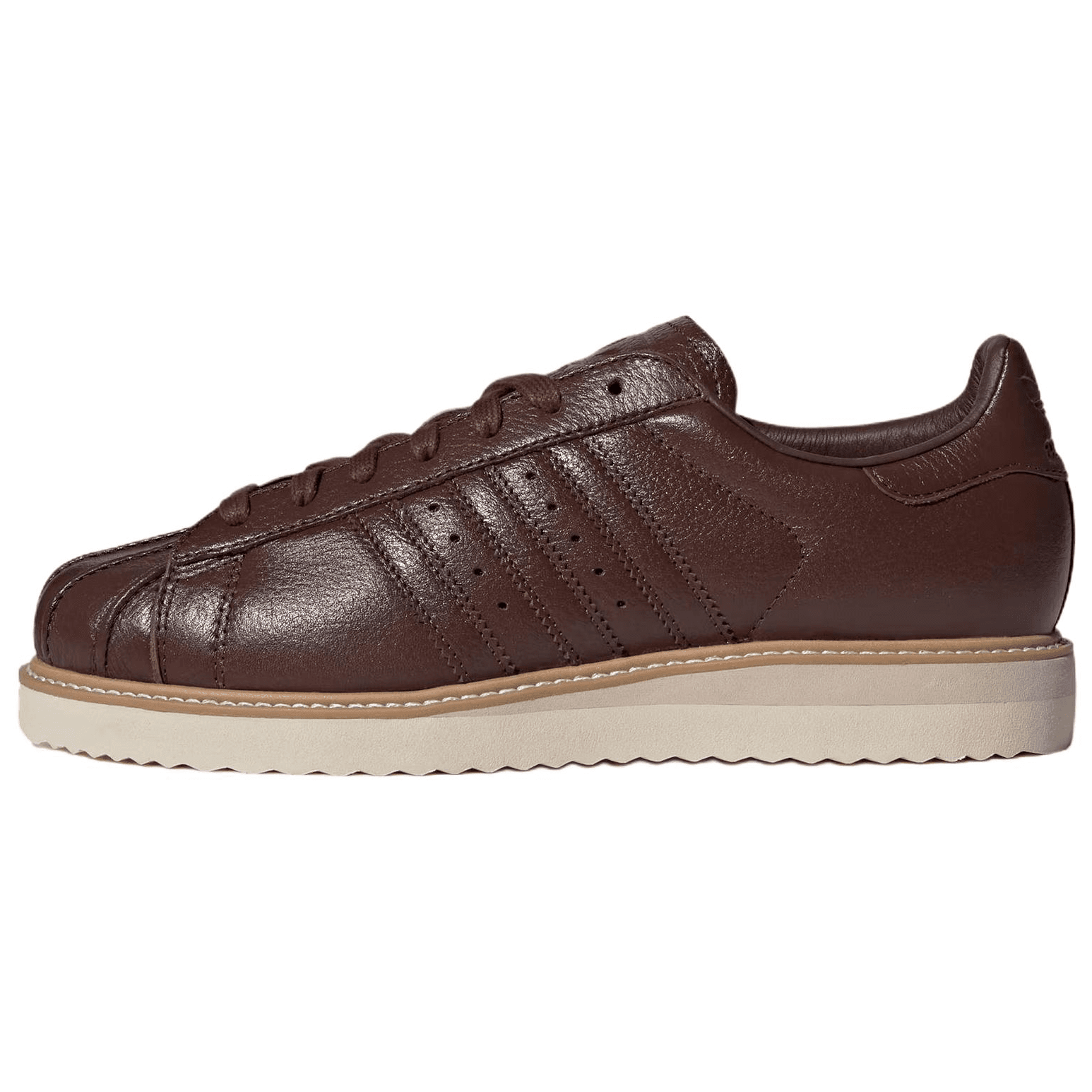 Кроссовки Adidas Originals Superstar lux Скейтборд Обувь Унисекс Коричневый - изображение 1