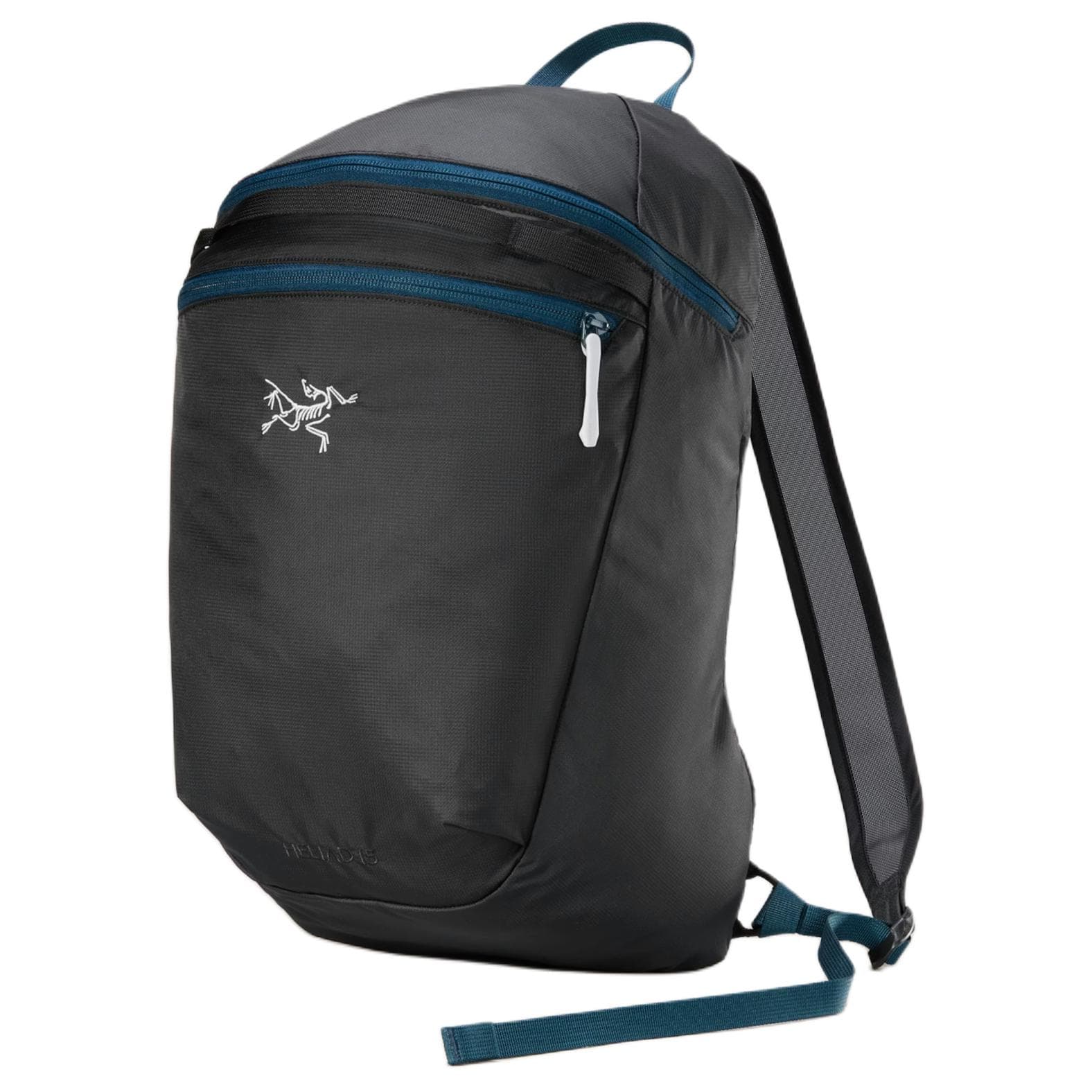 Arcteryx Heliad Heliad 15L Рюкзак с вышитым логотипом Нейлон Унисекс Парный Черный Комбинированный Синий - изображение 2