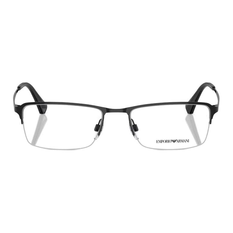 Оправа EMPORIO ARMANI Сплав Прямоугольные Очки с Диоптриями Мужские Ярко-черные - изображение 2