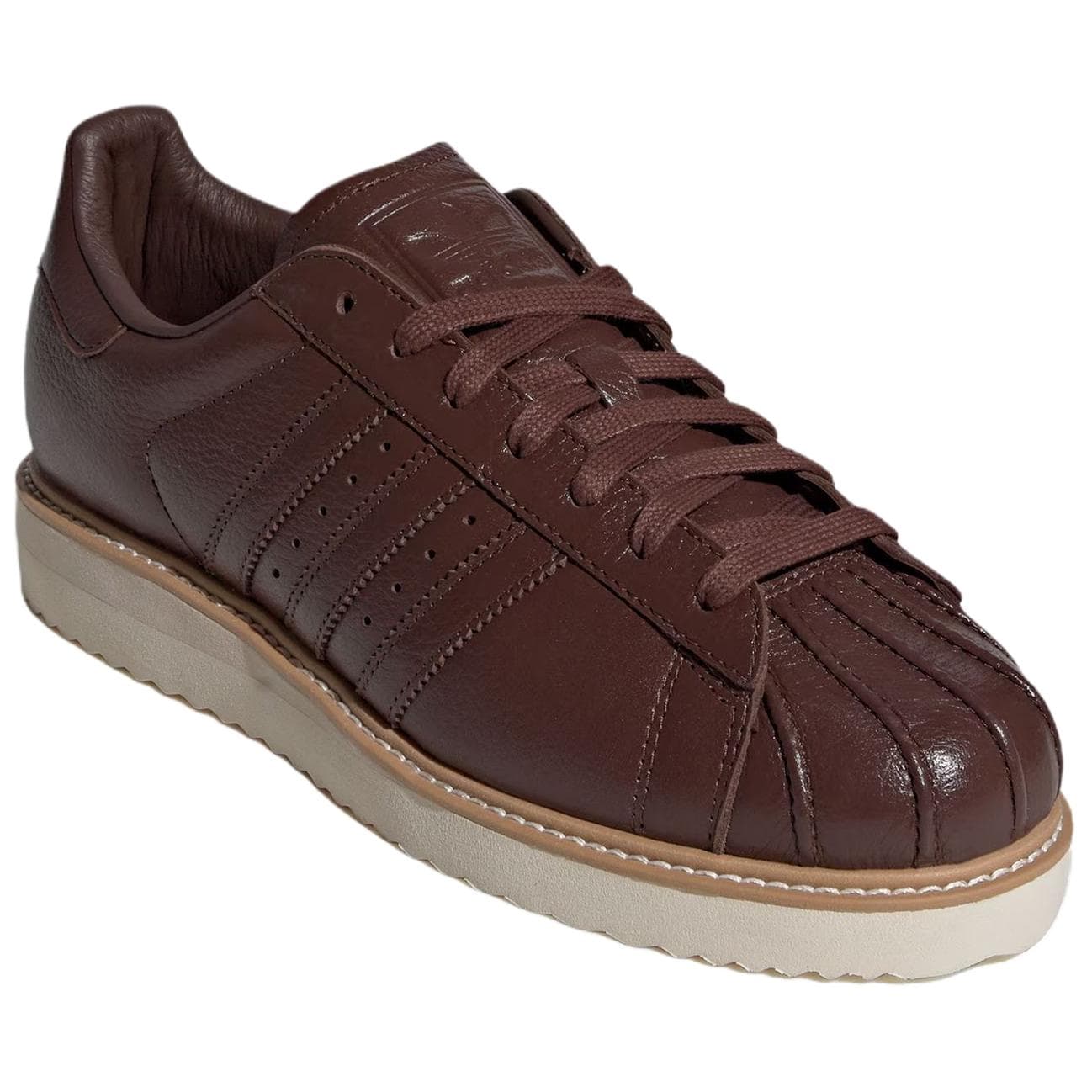 Кроссовки Adidas Originals Superstar lux Скейтборд Обувь Унисекс Коричневый - изображение 3