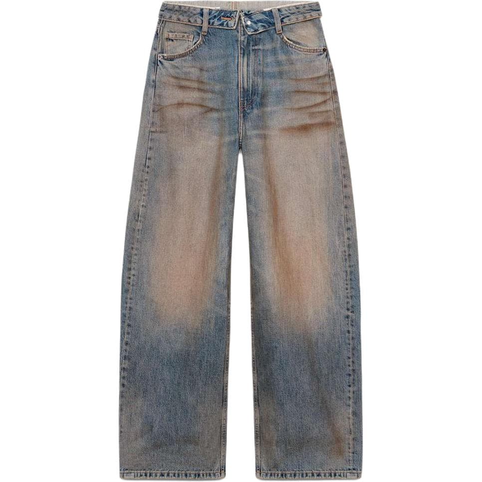 Джинсы ZARA Blue Women's Jeans ZARA Синие Женские Джинсы - изображение 1