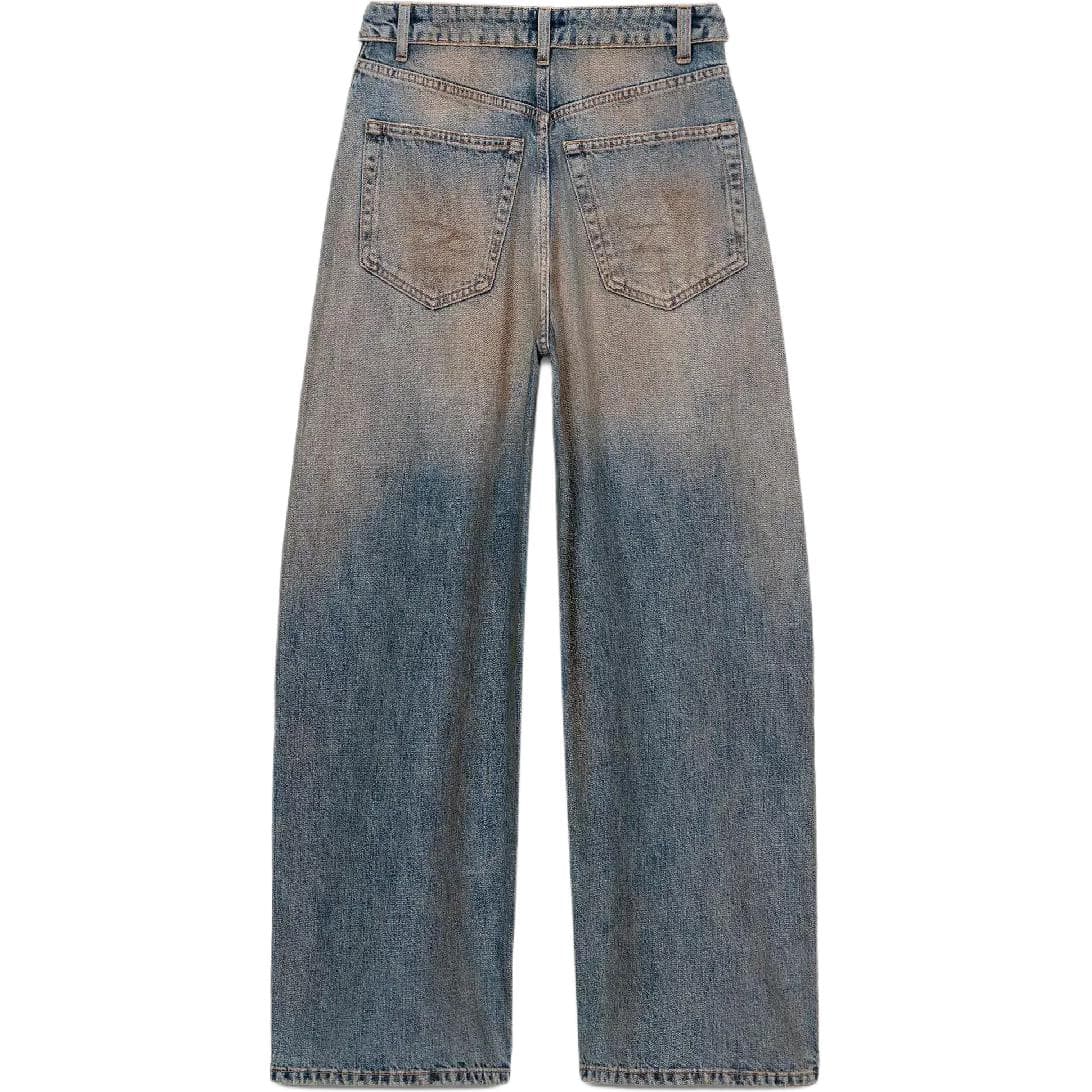 Джинсы ZARA Blue Women's Jeans ZARA Синие Женские Джинсы - изображение 2