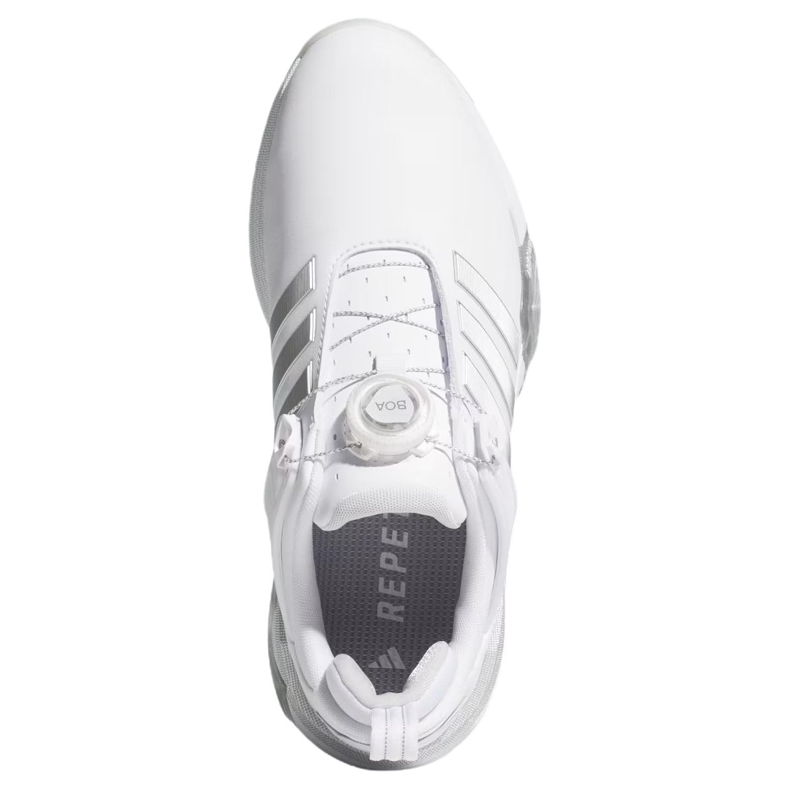 Кроссовки для гольфа Adidas ADIPOWER 26 Гольф Обувь Женская Белая Серебряная - изображение 3
