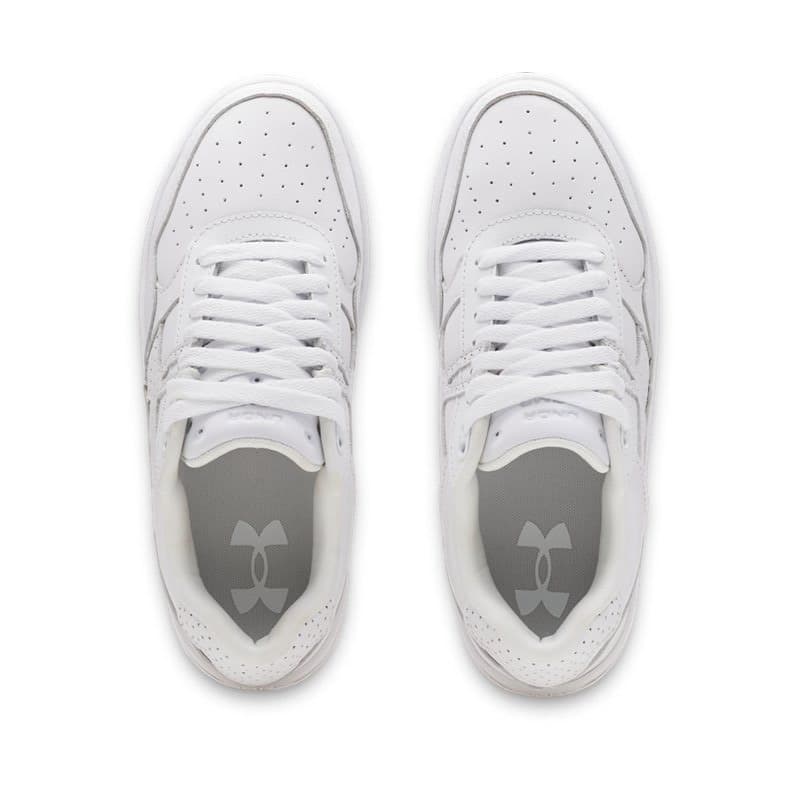 Кроссовки Under Armour UA Court 96 Low Топ Повседневная обувь Женская Белая - изображение 4
