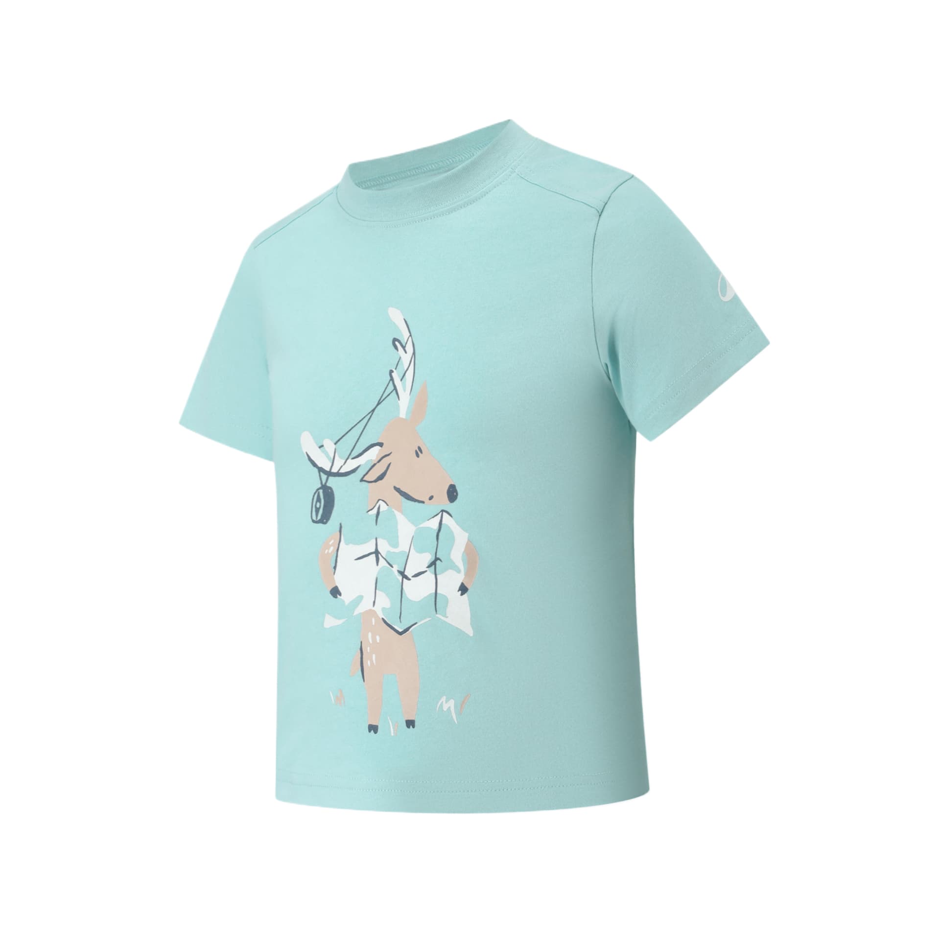Футболка DECATHLON MH100 Освежающий вариант Бирюзовый Каменный цвет Kids T Рубашки - изображение 3