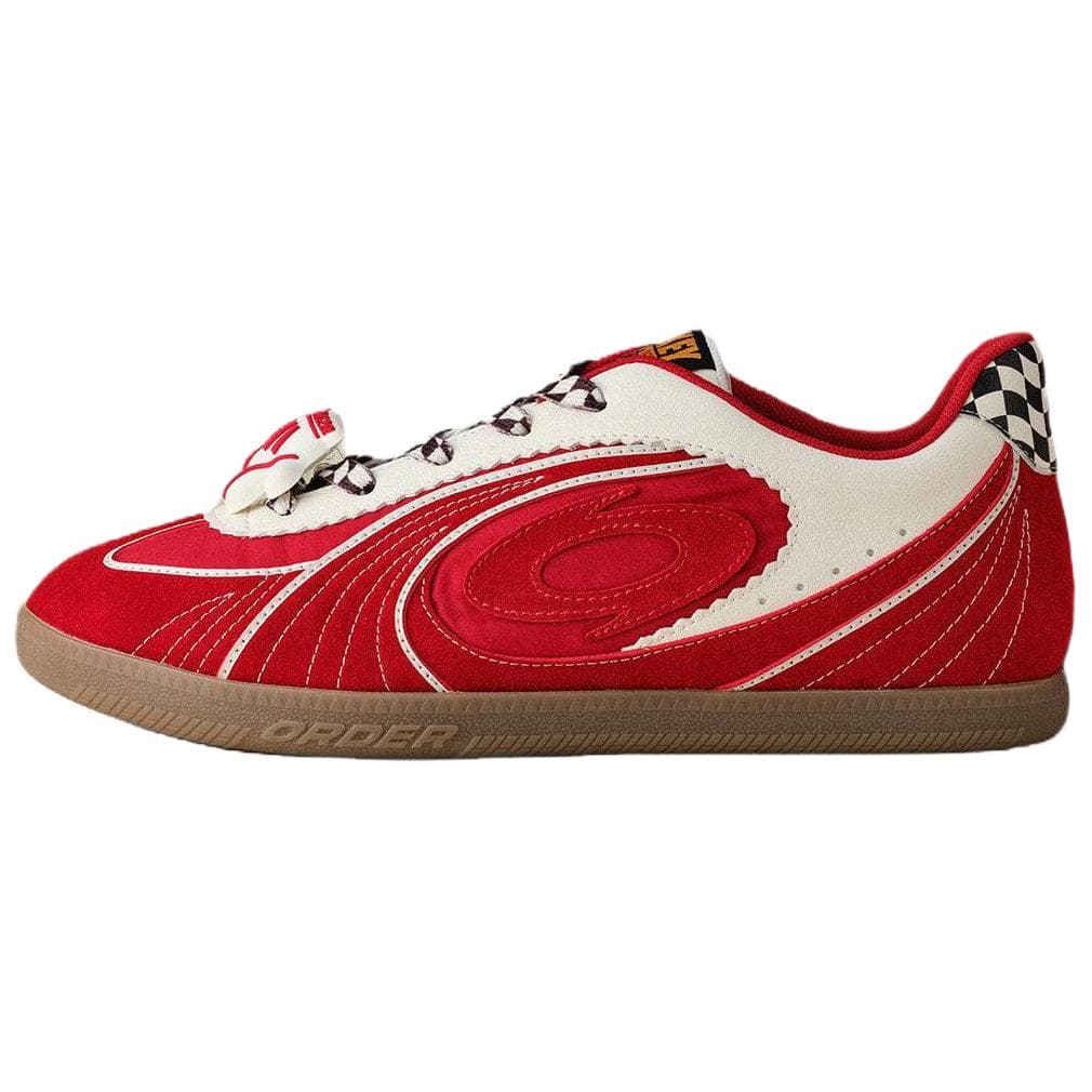 Кроссовки OLD ORDER X Disney Turbo Lite Износостойкие и Легкие Низкие Кеды немецкой армии (GAT) Унисекс Красно-белые - изображение 1