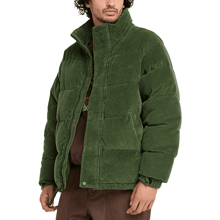 Зимняя куртка Timberland Пуховик Мужской Черный Лесной Зеленый - изображение 7