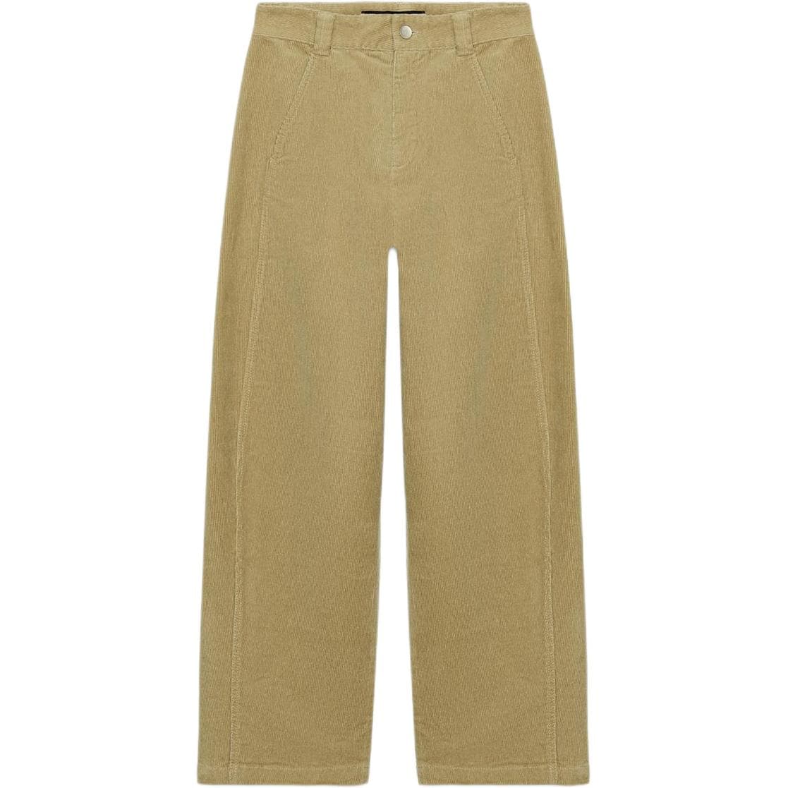 Штаны ZARA Light Camel Women's Casual Pants ZARA Светло-верблюжий женские повседневные брюки - изображение 1