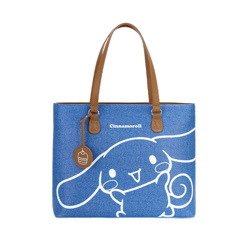 Мини-сумка Sanrio Denim с полиуретановой панелью Сумка через плечо Женская Синяя - изображение 1
