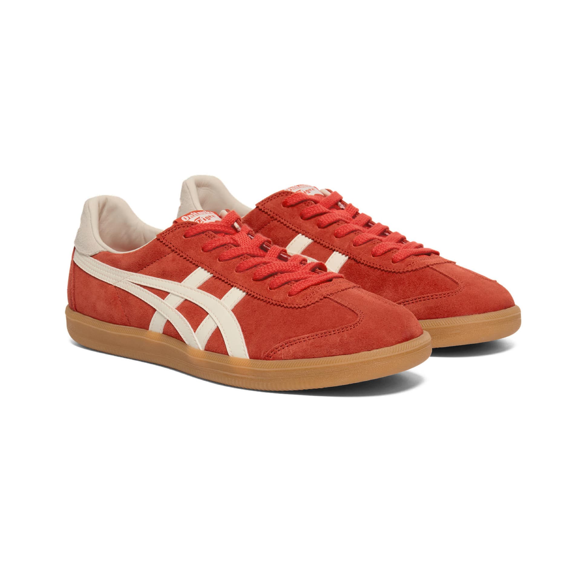 Кроссовки Onitsuka Tiger Tokuten Удобные Низкие Кеды Немецкого Стиля Унисекс Красные - изображение 3