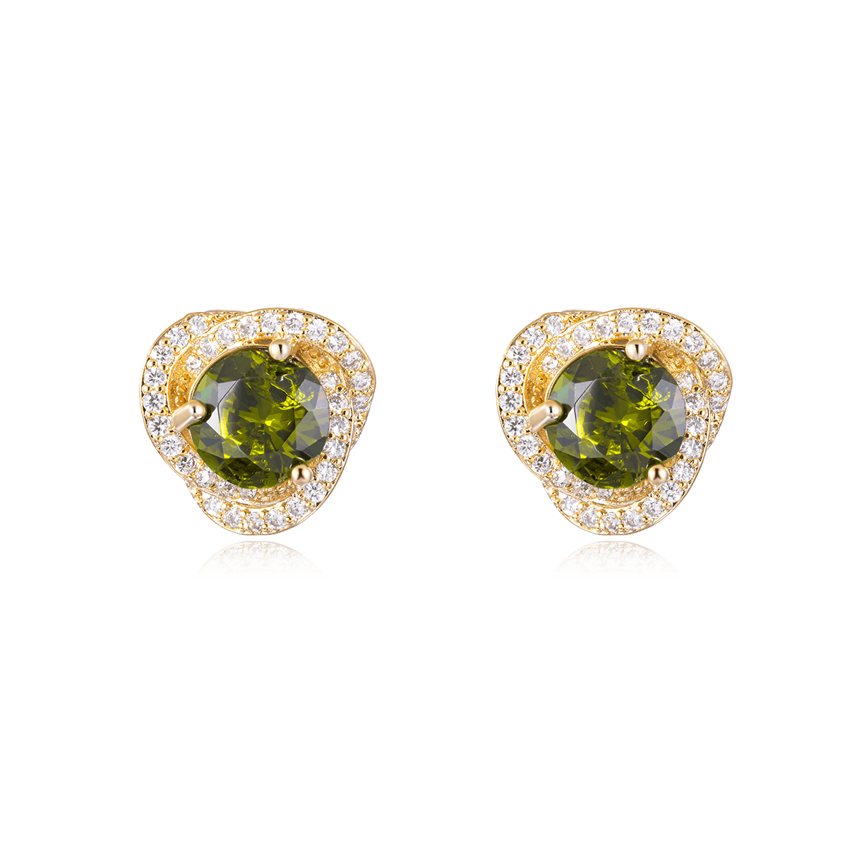 Серьги ONEKISS Серьги из покрытого золотом медного кубического циркония женские - изображение 1