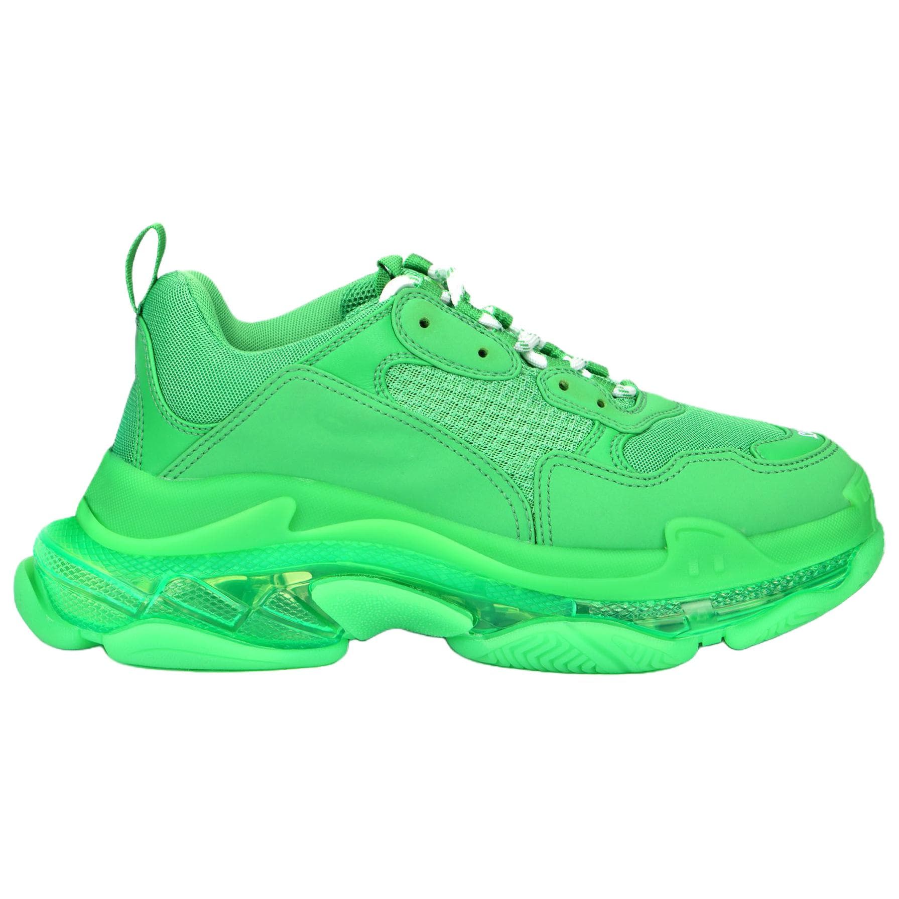 Кроссовки Balenciaga Triple S Green - изображение 2