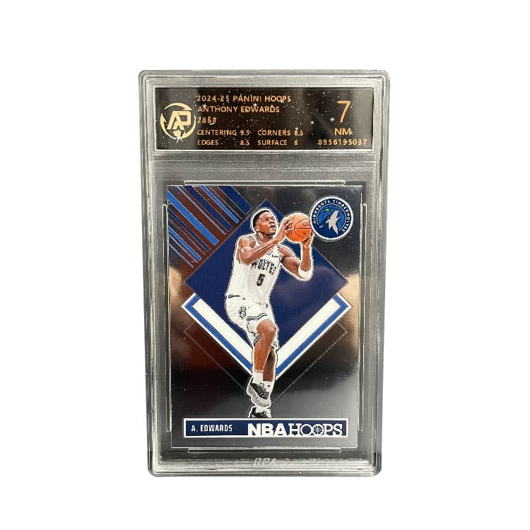 PANINI Hoops Anthony Edwards Волчий Король Квадрат Teca Сертифицированные карточки 1 шт - изображение 1