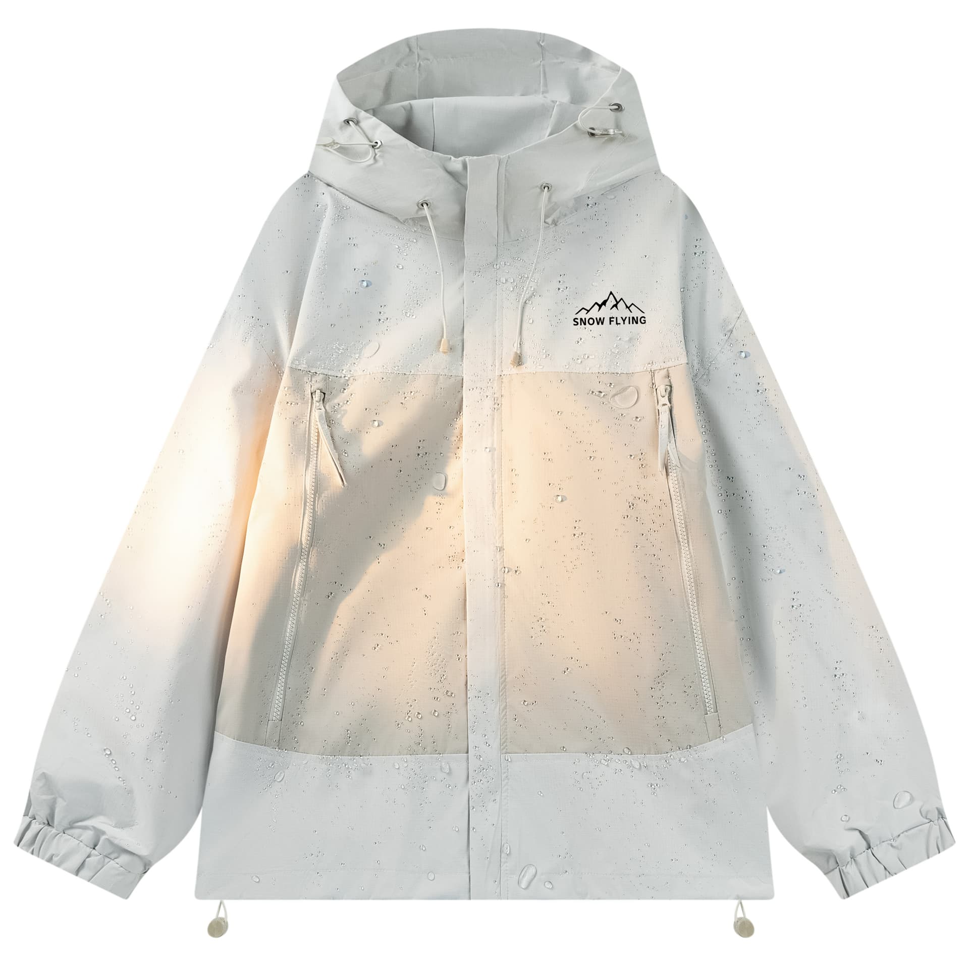 Демисезонная куртка SNOW FLYING Tianshan Collection 1,0 Плиссированный Шнуровка Водонепроницаемый Куртка Мужской - изображение 1
