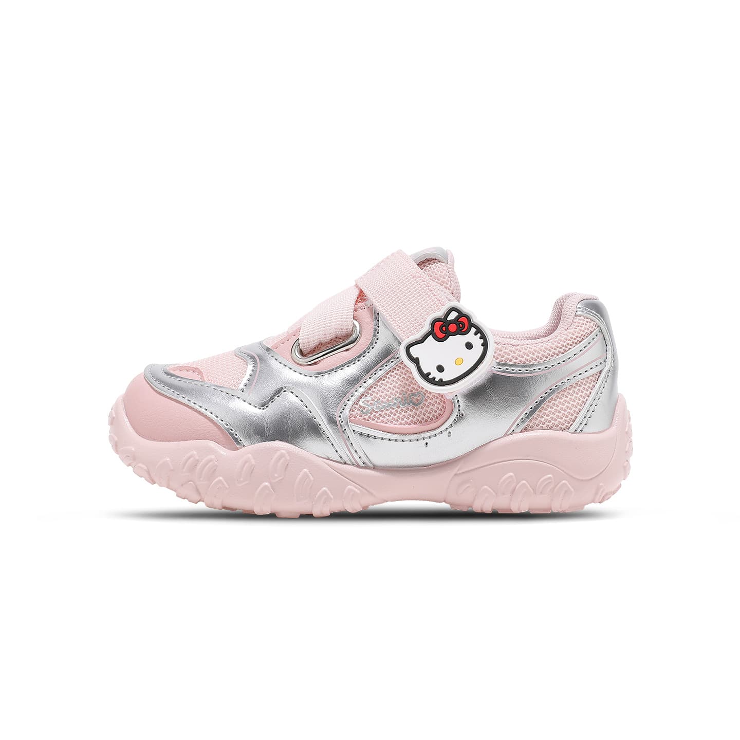 Кроссовки Sanrio Детская повседневная обувь низкой высоты из искусственной кожи с застежкой на липучке, стильная и универсальная, легкая и амортизирующая - изображение 1