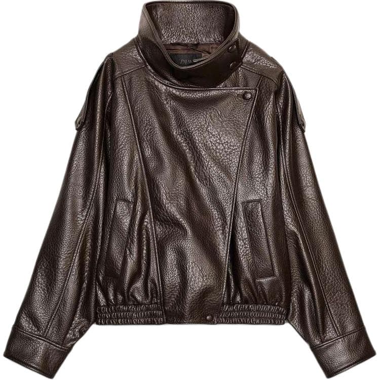 Куртка ZARA Коричневый Женский Куртки - изображение 1