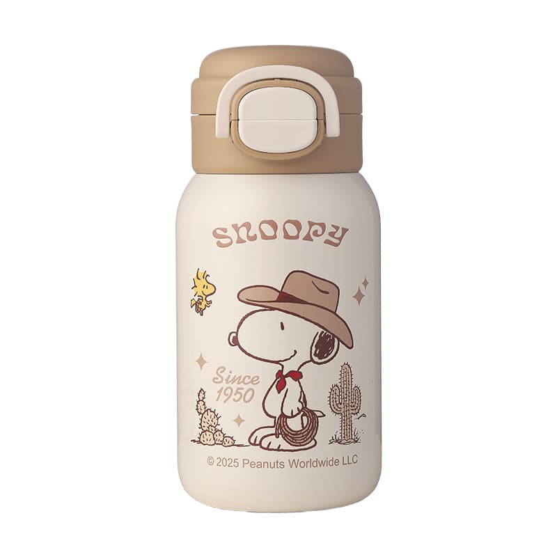 SNOOPY Детский термокружка с двойной стенкой и соломинками дизайн - изображение 2