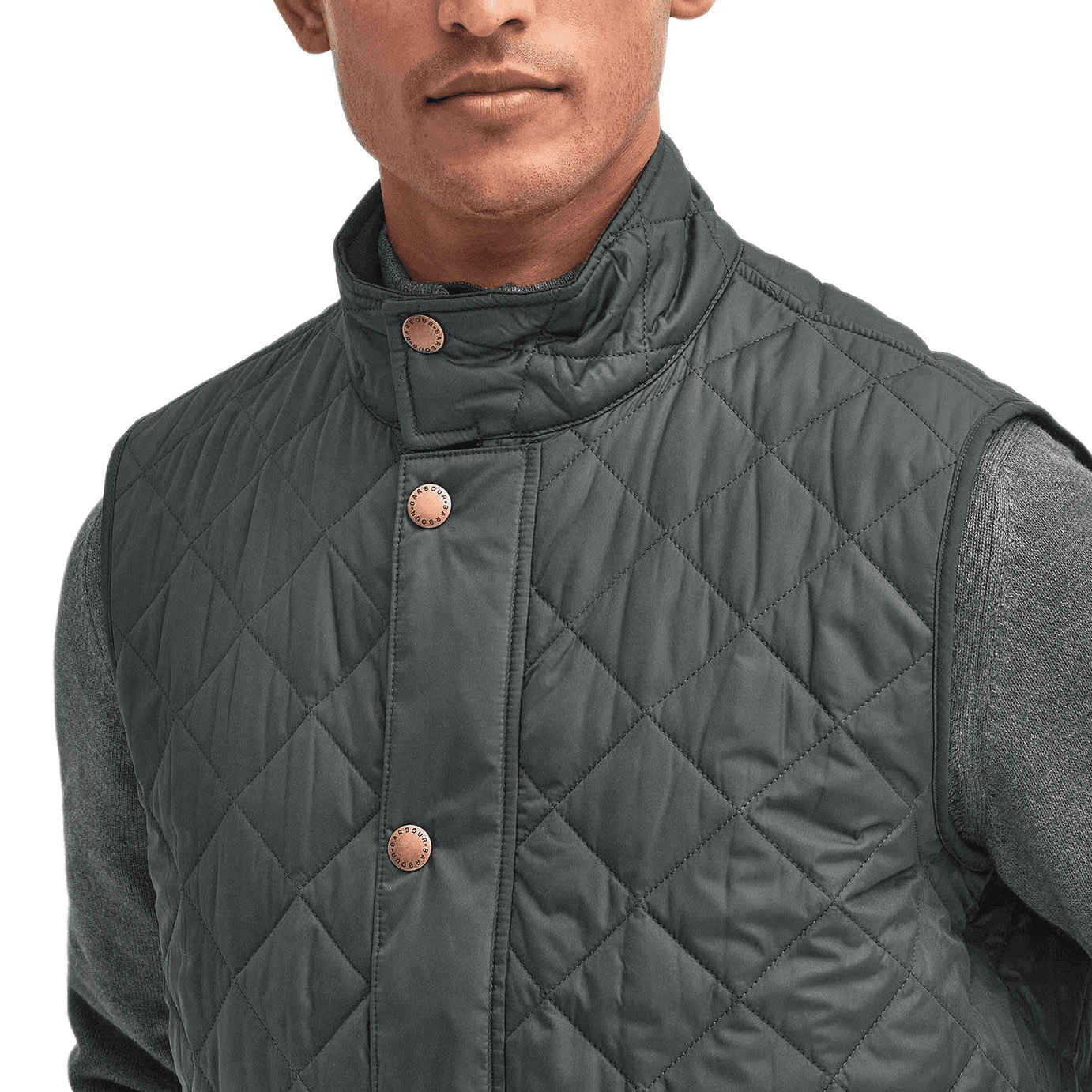 Жилет barbour Шалфейно-зеленый Мужской Жилеты - изображение 5