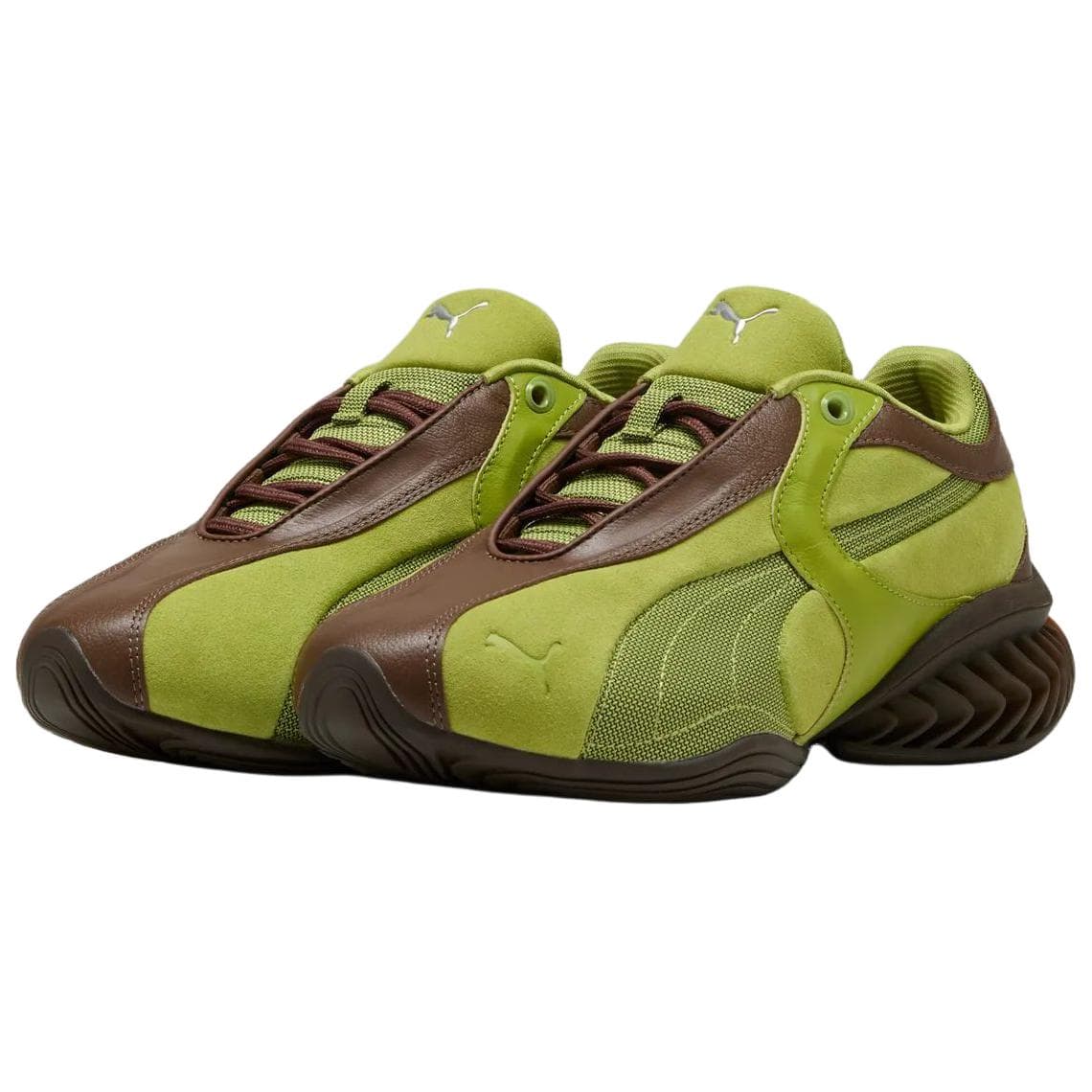Кроссовки PUMA Cell Geo 1 Повседневная обувь Унисекс Зеленый Коричневый - изображение 3