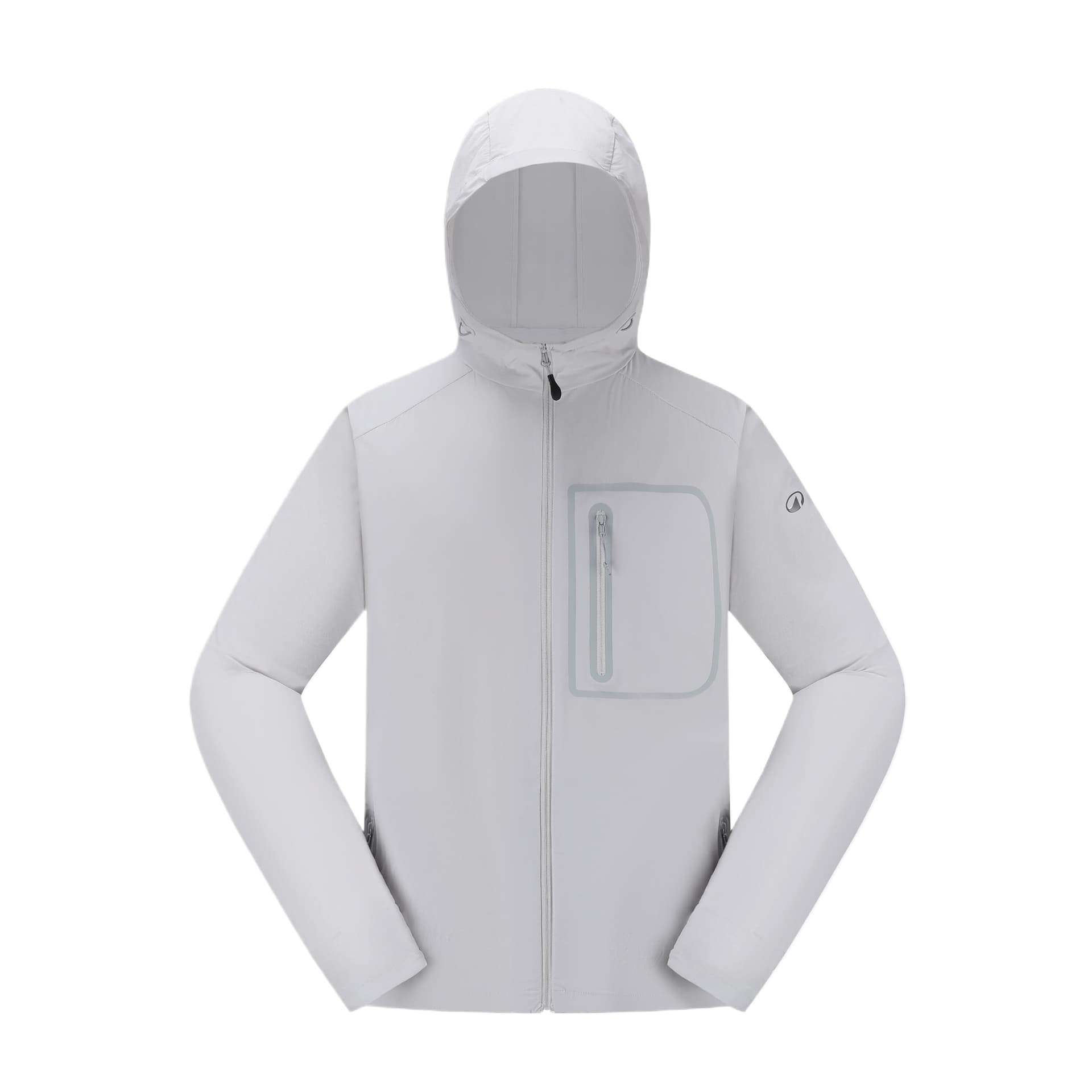 Куртка DECATHLON QUECHUA Водно-каменный серый Мужские Куртки - изображение 1