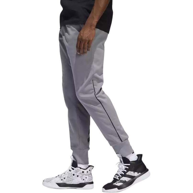 Штаны Adidas Спорт Вязаные Тренировочные Штаны Мужские Серые - изображение 3