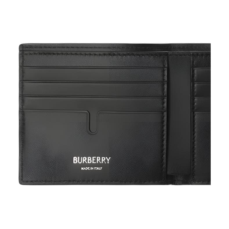 Кошелек Burberry Складной Бумажник В Клетку 8 Отделений Для Карт Отделение Для Банкнот С Разделителем 2 Отделения Со Свободным Доступом - изображение 5