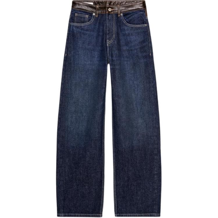Джинсы ZARA Темный индиго Циановый Женские Джинсы - изображение 1