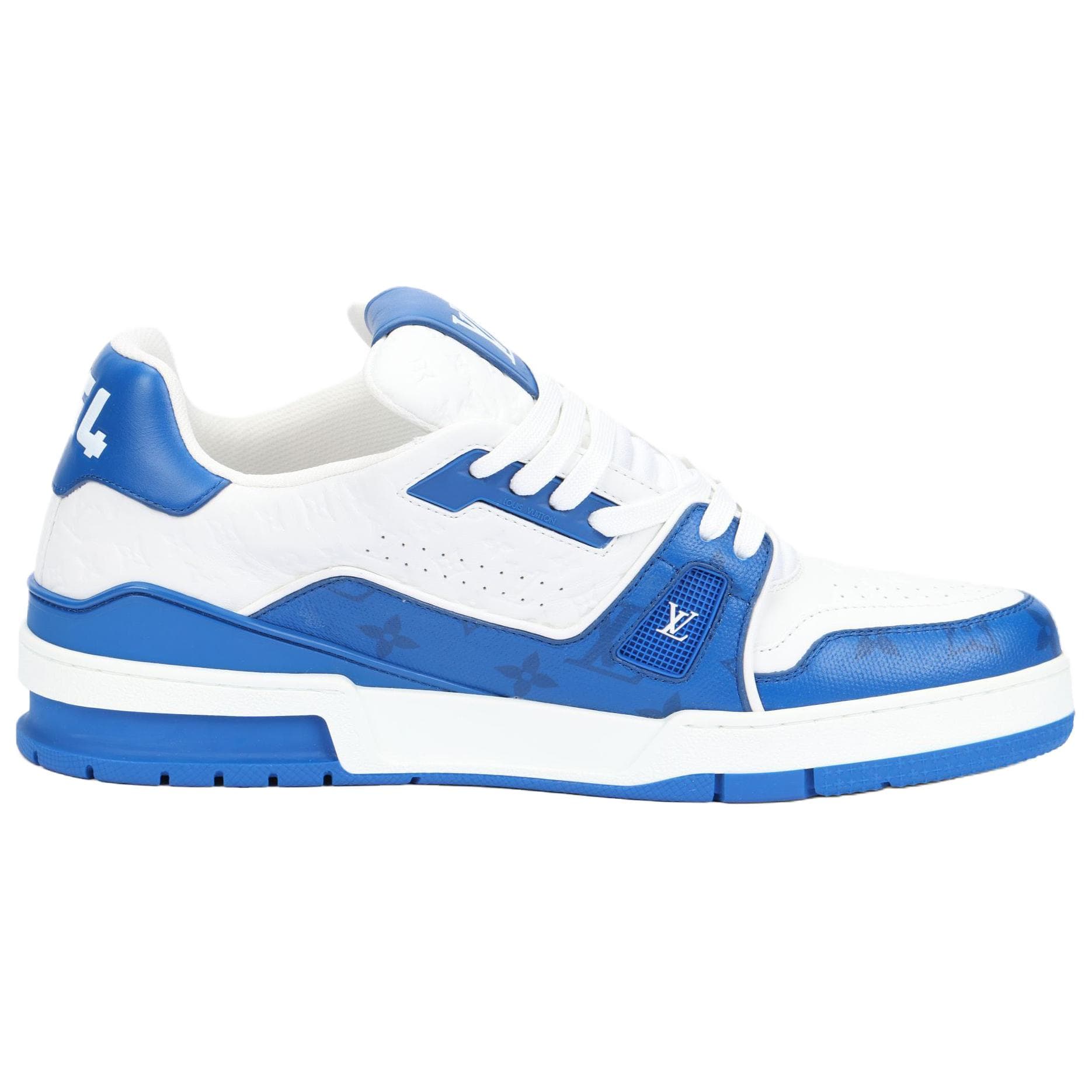 Кроссовки Louis Vuitton Trainer Low Top Blue - изображение 2