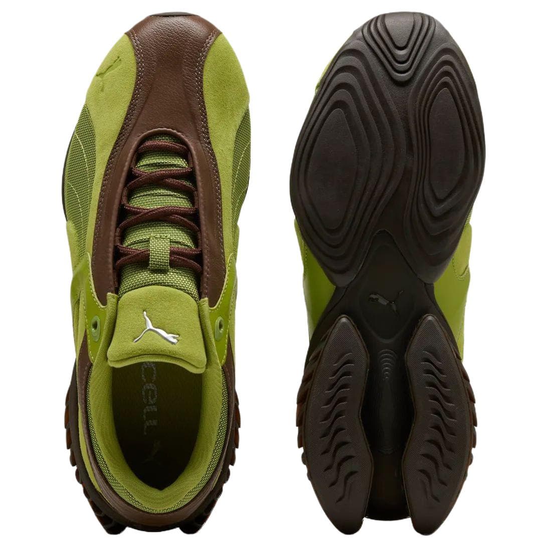 Кроссовки PUMA Cell Geo 1 Повседневная обувь Унисекс Зеленый Коричневый - изображение 4