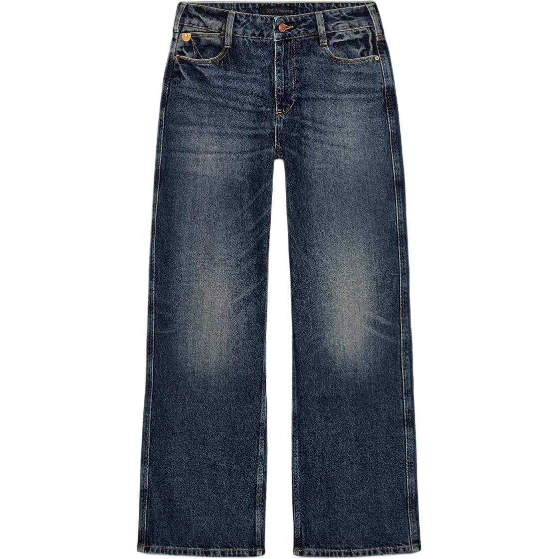 Джинсы ZARA Blue Women's Jeans ZARA Синие Женские Джинсы - изображение 1
