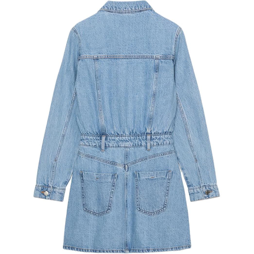 Платье ZARA Длинное платье с длинными рукавами для женщин - изображение 2