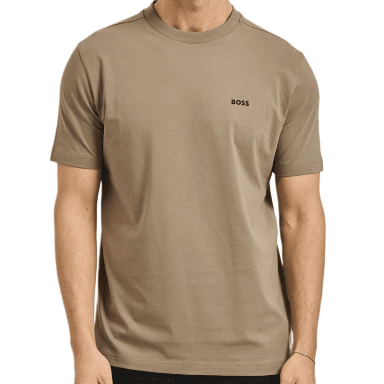Футболка Hugo Boss Зеленые Мужские T-рубашки - изображение 2