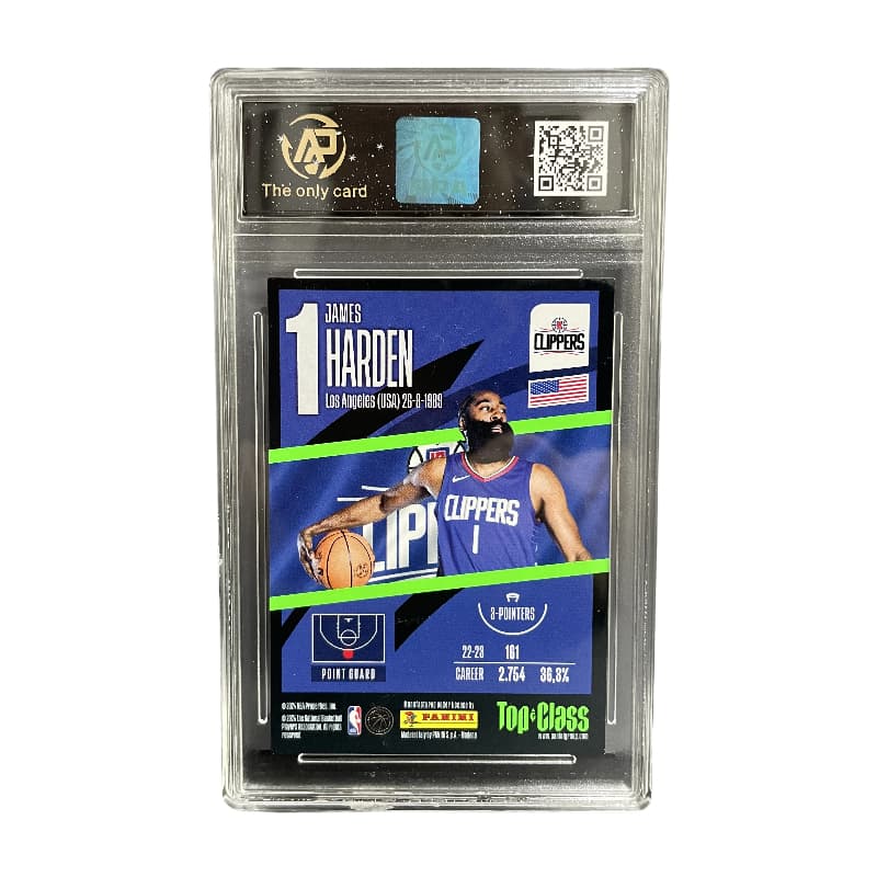 PANINI TOP CLASS Джеймс Харден BIG Beard TC Соник Голографическая карта 8 очков Сертифицированные карточки 1 шт - изображение 2