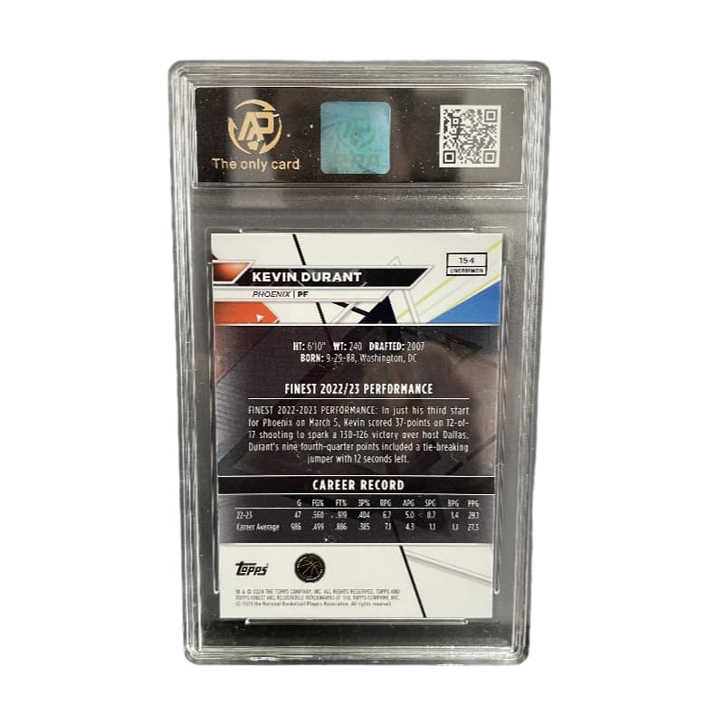 PANINI PRIZM Кевин Дюрант Бог смерти Цвет KD Сертифицированные карточки 1 шт - изображение 2