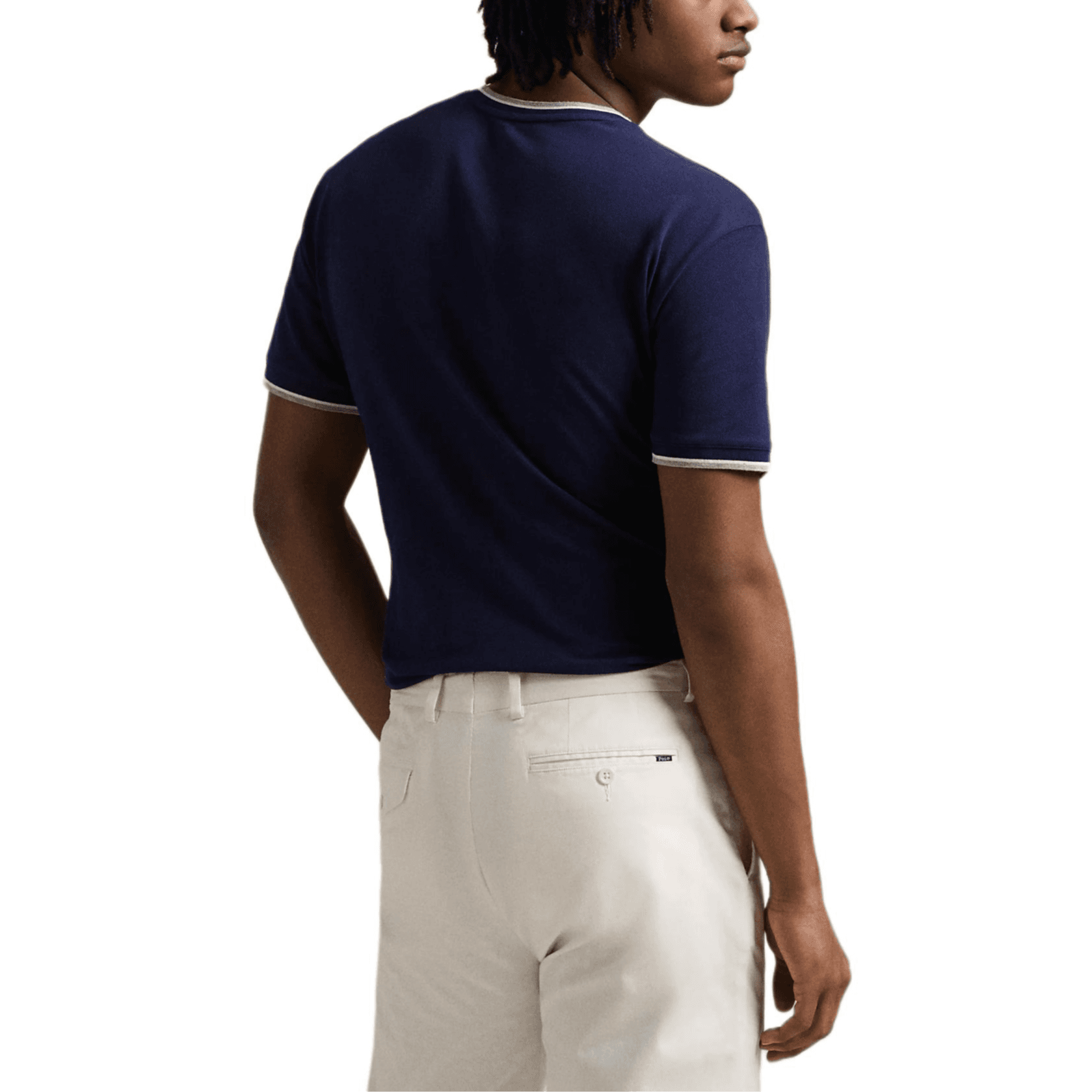 Футболка Polo Ralph Lauren T-Рубашка Классическая Версия Мужская Newport Морской Синий - изображение 4