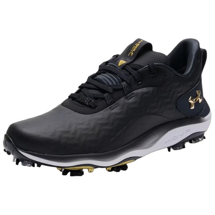Кроссовки для гольфа Under Armour Drive Pro Дышащая Устойчивая к истиранию и износу Низкая Обувь для гольфа Мужская Черная - изображение 2