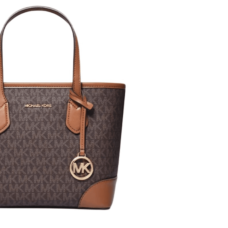 Сумка MICHAEL KORS Eva PVC Tote Bag Mini Version Женская Коричневая - изображение 4