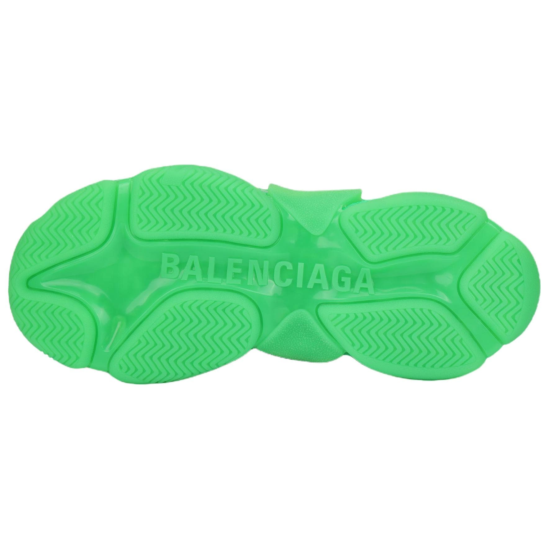 Кроссовки Balenciaga Triple S Green - изображение 5