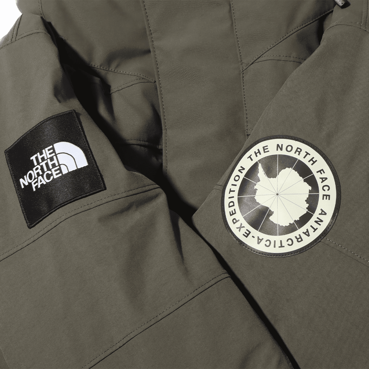 Зимняя куртка The North Face Logo Print Hooded Down Jacket - изображение 5