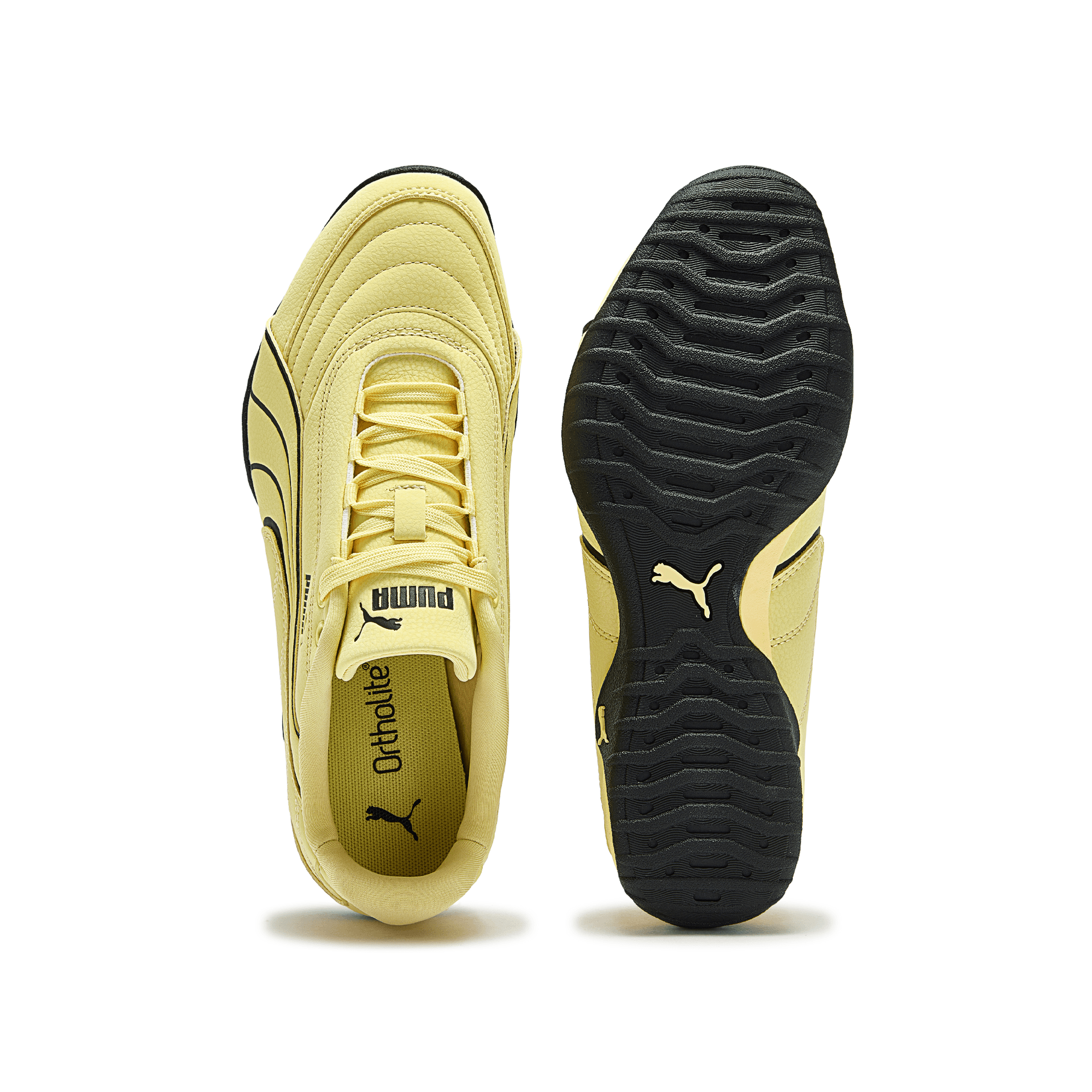 Кроссовки PUMA Амортизация Поддержка Легкий Low Топ Повседневная обувь Унисекс Динамичный желтый - изображение 5