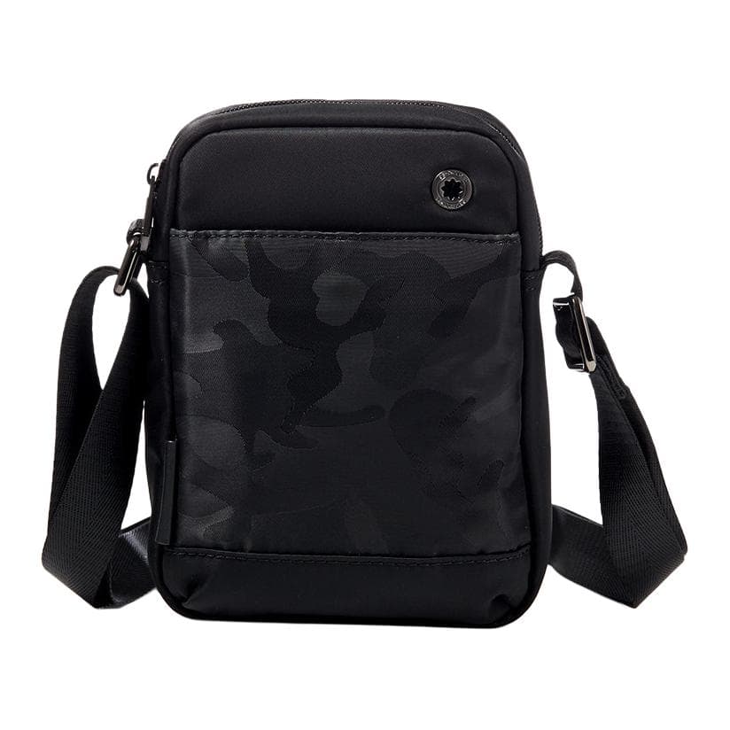Сумка через плечо SEPTWOLVES Оксфорд Crossbody Сумка Мини Мужская Черная - изображение 1