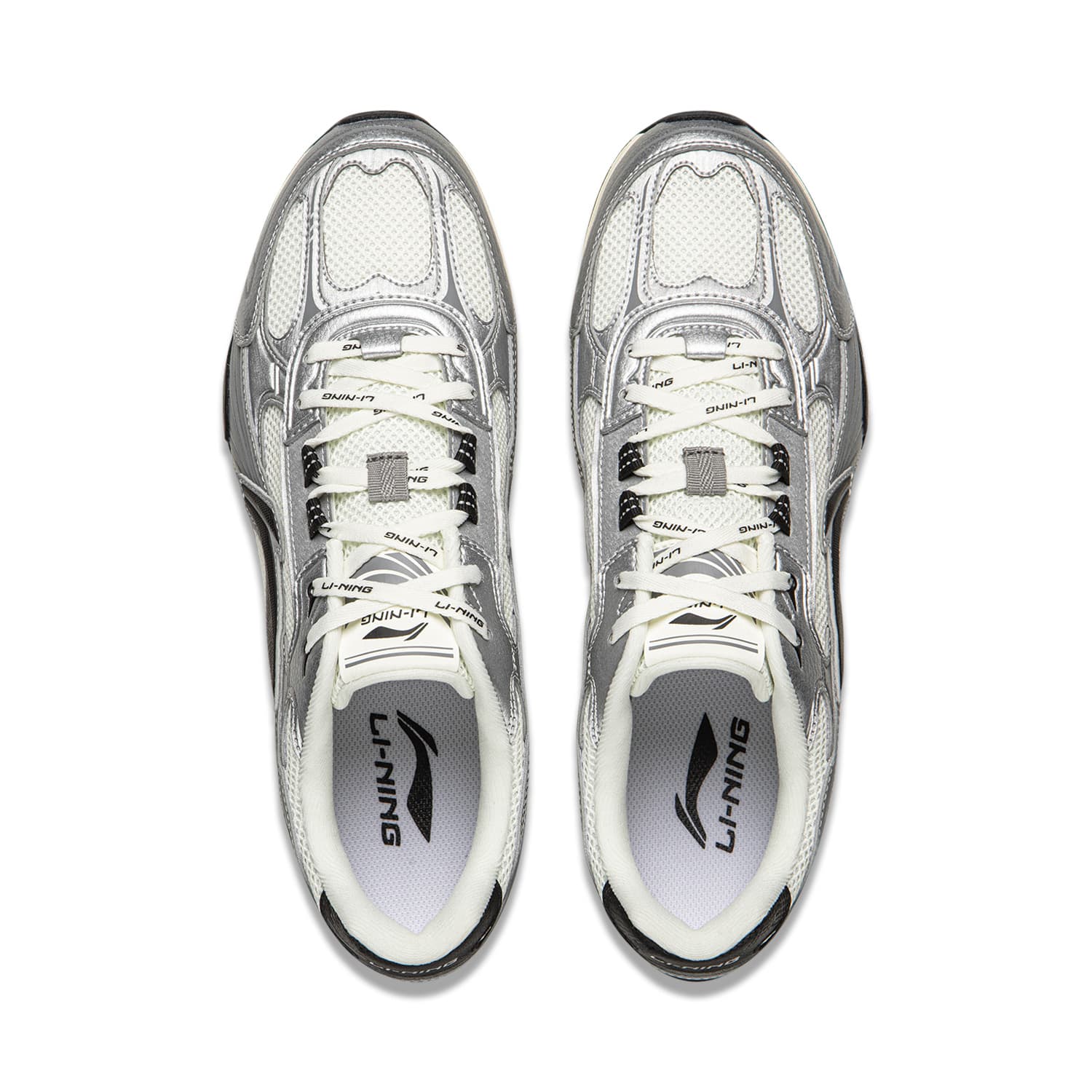 Кроссовки Li NING Film CLASSIC Low Топ Повседневная обувь Мужской Серебристо-серый - изображение 4