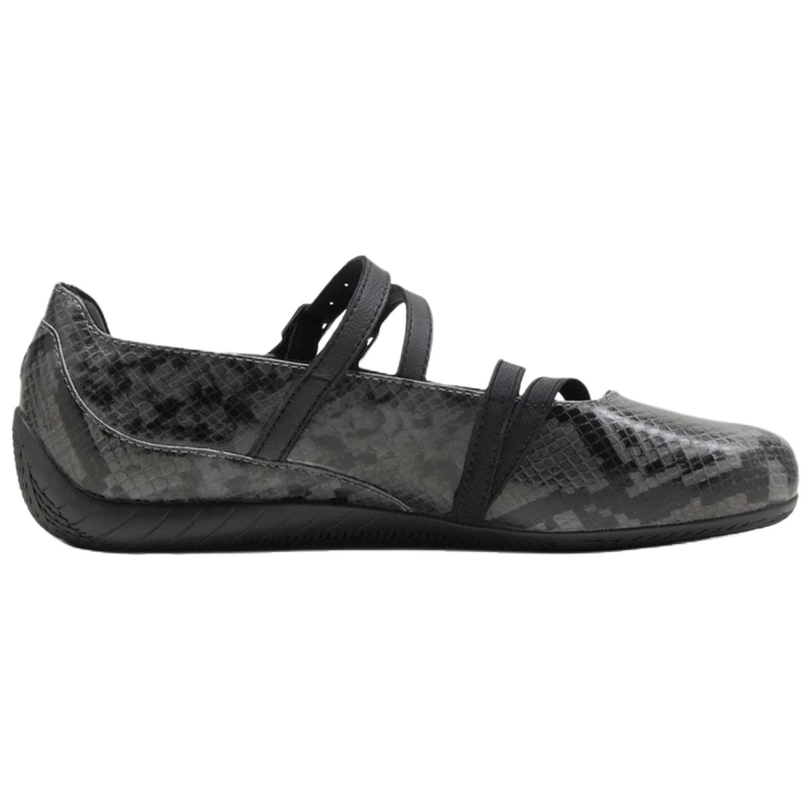 PUMA Speedcat Туфли Мэри Джейн Женские Серый Черный - изображение 2