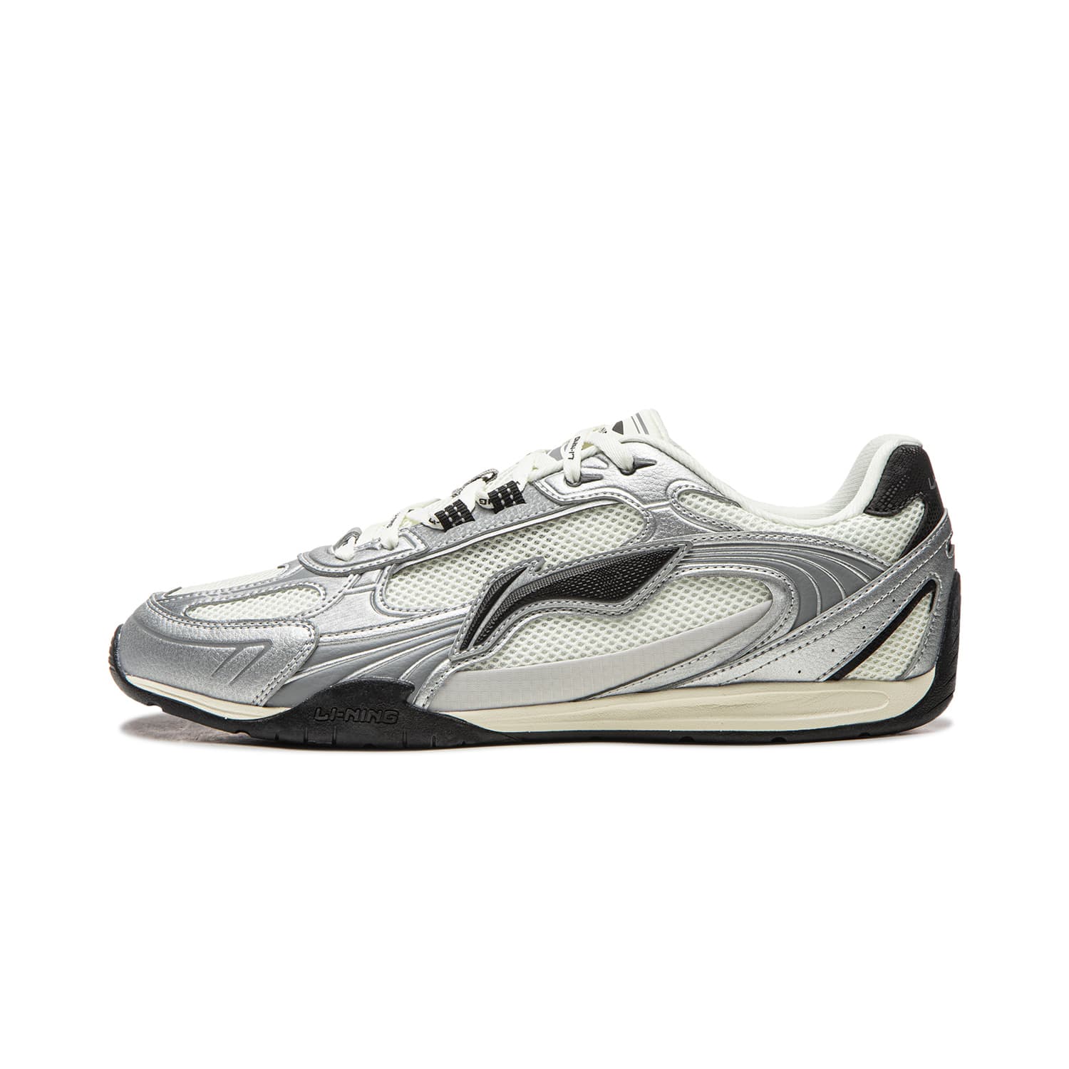 Кроссовки Li NING Film CLASSIC Low Топ Повседневная обувь Мужской Серебристо-серый - изображение 1