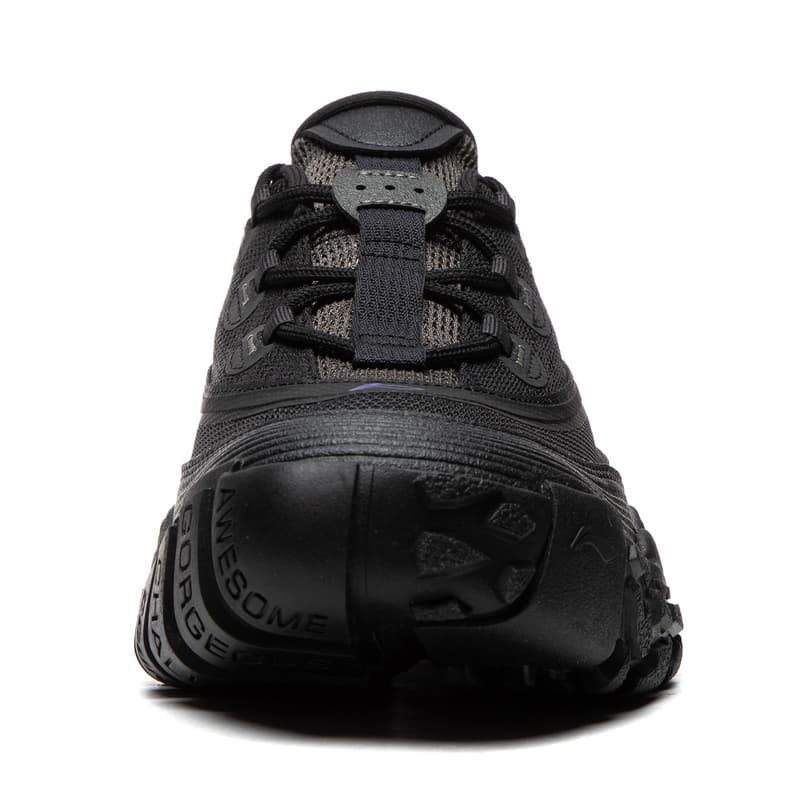 Кроссовки Li NING Outdoor Counterflow Linjing Амортизация Oтскок Дышащий Low Топ Поход Обувь Унисекс Ночной черный - изображение 6