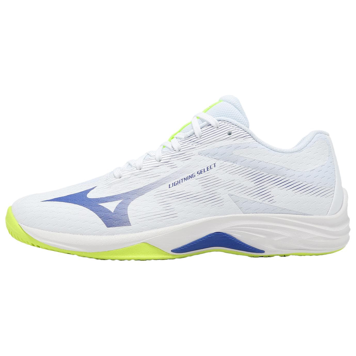 Кроссовки Mizuno Lightning Select Поддержка Дышащий Поддержка Дышащий Волейбольные кроссовки Унисекс Белый Синий - изображение 1