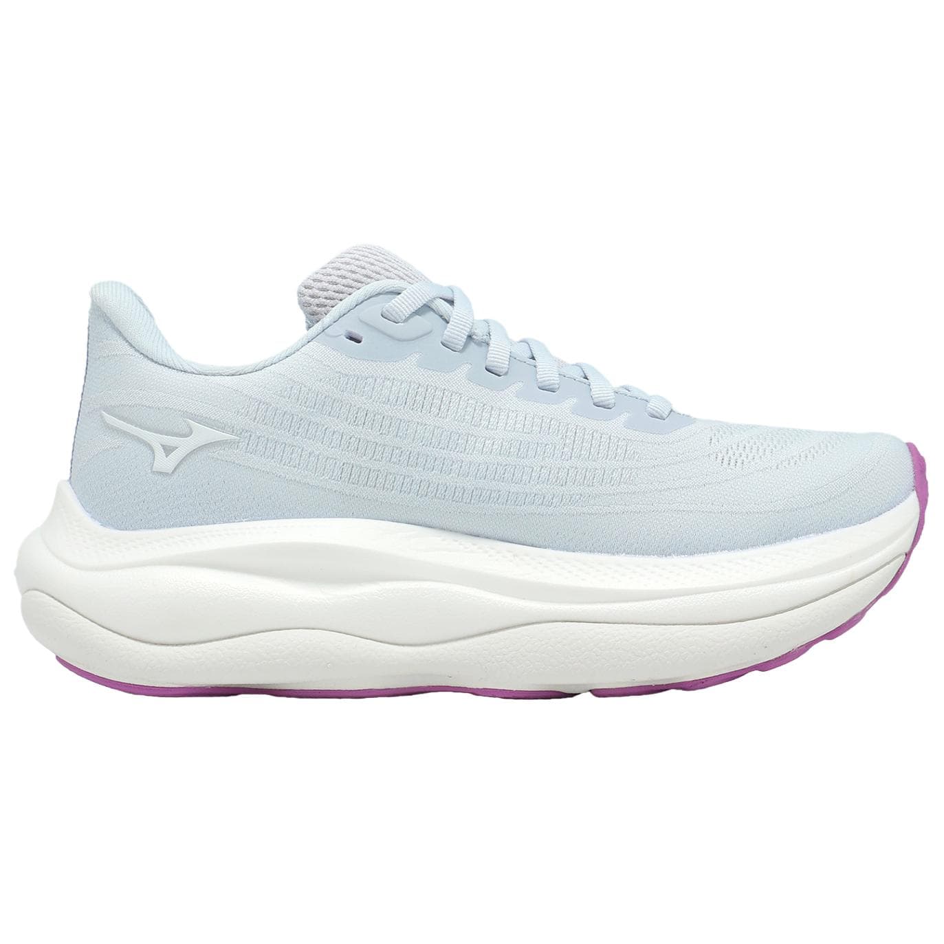 Кроссовки для бега Mizuno WAVE SKY 9 Дышащие Беговые Кроссовки Женские Светло-Синие - изображение 2